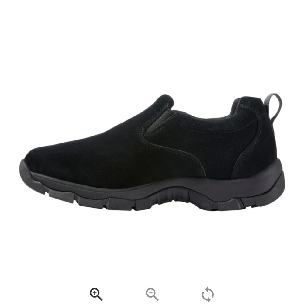 L.L. Bean Women's Insulated Waterproof Comfort Moc with Arctic Grip size 8 black - Picture 1 of 8